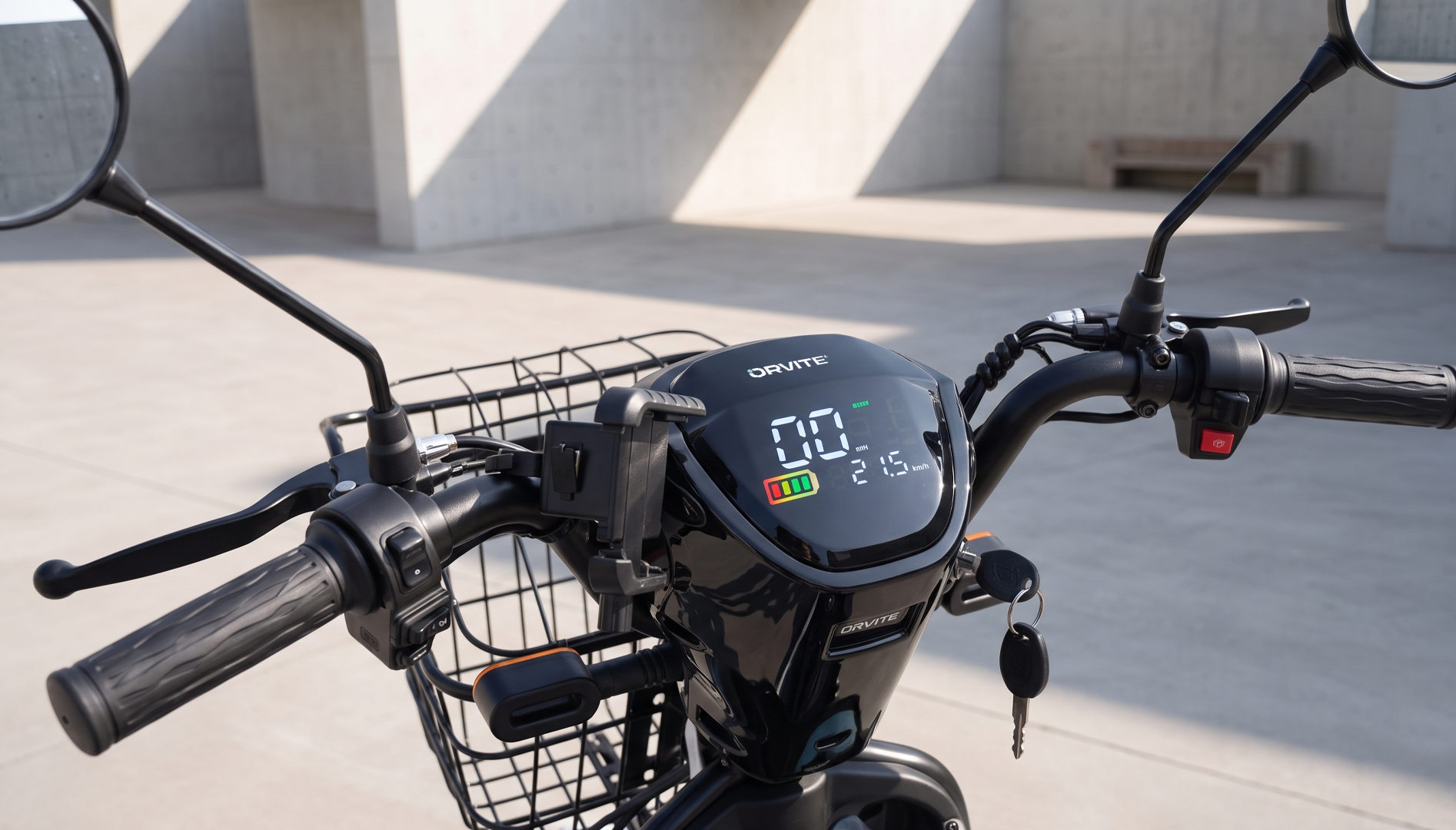 ORVITE scooter dashboard
